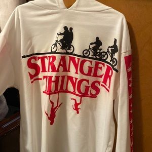 stranger things white hoodie
